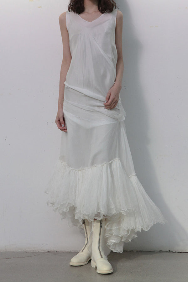 marc le bihan 21002 vest gauze skirt